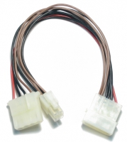 Кабель переходник доп. питания процессора c 4 pin molex на 4 pin CPU (10 см)